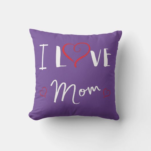 Coussin I love Mom - Fêtes des mères -Maman クッション (正面)