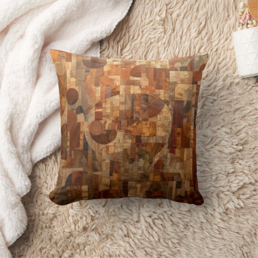 Coussin imprimé effet Liège クッション (ブランケット)