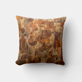 Coussin imprimé effet Liège クッション