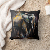 Coussin imprimé Eléphant クッション (ブランケット)