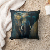 Coussin imprimé Eléphant クッション (ブランケット)