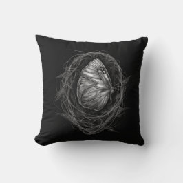 Coussin imprimé Papillon クッション