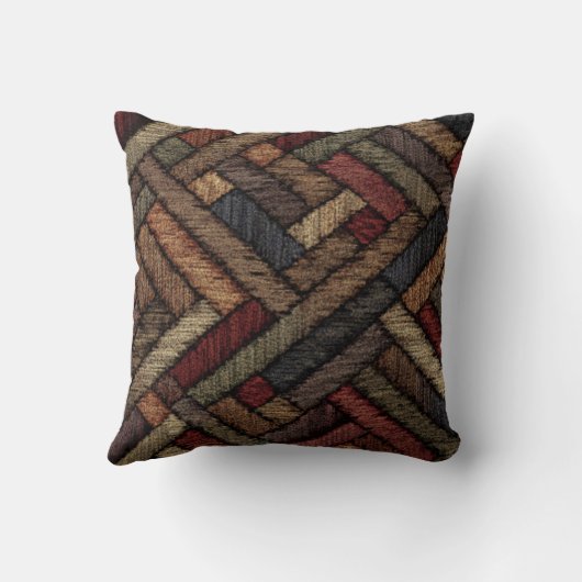 Coussin imrpimé effet moquette クッション (裏面)