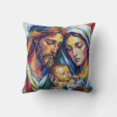 Coussin Jésus Marie et Joseph クッション (裏面)