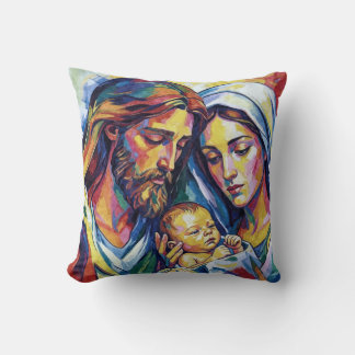 Coussin Jésus Marie et Joseph クッション