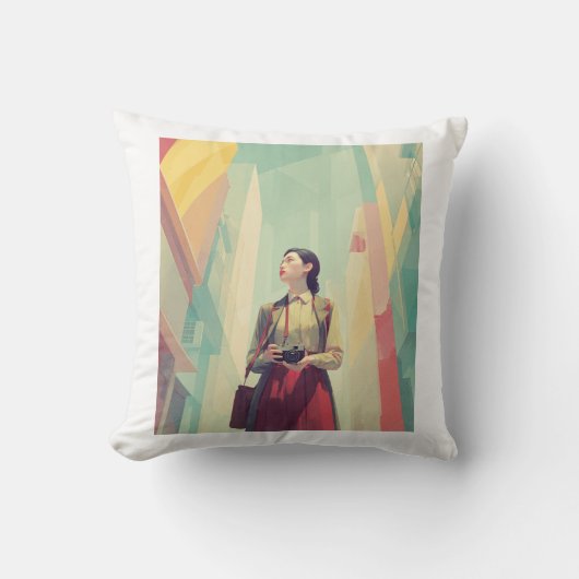 Coussin Kazuko photographe クッション (正面)