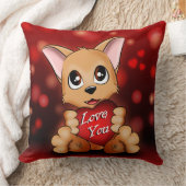 Coussin Le chiot t'aime クッション (ブランケット)
