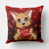 Coussin Le chiot t'aime クッション (裏面)