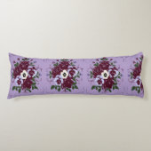 Coussin Long Décoratif - Bouquet de Violettes ボディピロー (正面)