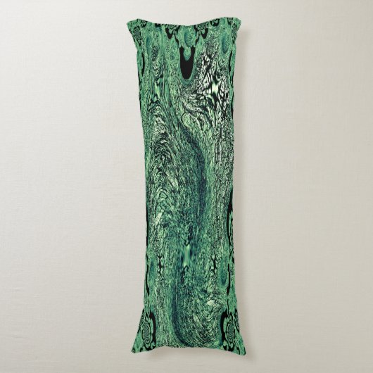 Coussin Long - Fresh Flip: The Green‑Blue Mood Cus ボディピロー (正面縦)