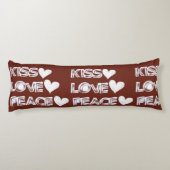 Coussin Long Lombaire – Design Graphique Moderne  ボディピロー (裏面)