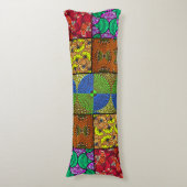 Coussin Long Wax Africain ボディピロー (正面縦)