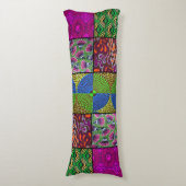 Coussin Long Wax Africain ボディピロー (正面縦)