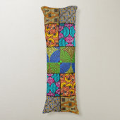 Coussin Long Wax Africain ボディピロー (正面縦)