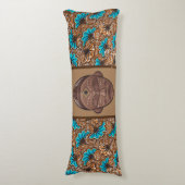 Coussin Long Wax africain ボディピロー (正面縦)