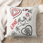 Coussin love et cœurs pour la st Valentin クッション (ブランケット)