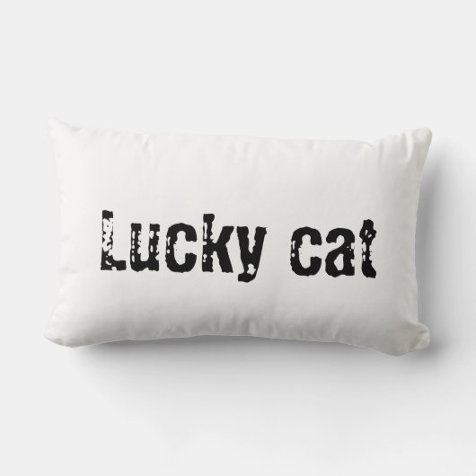 Coussin Lucky cat ランバークッション (裏面)