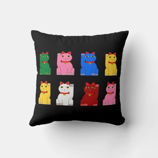 Coussin maneki neko クッション (裏面)