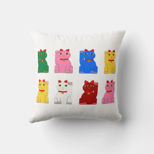 Coussin maneki neko クッション (裏面)