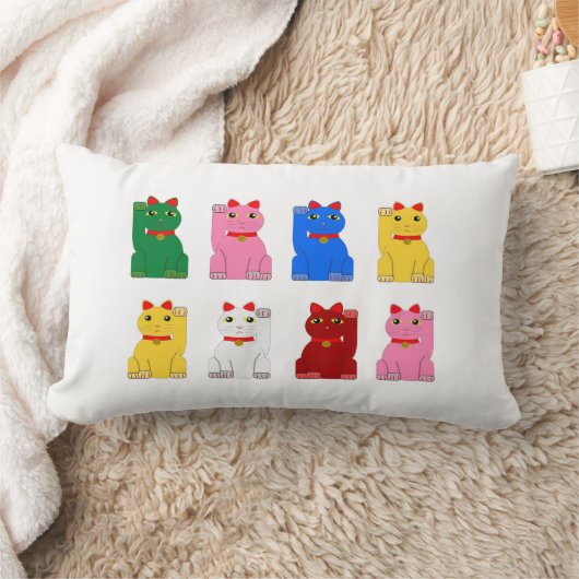 Coussin maneki neko ランバークッション (ブランケット)