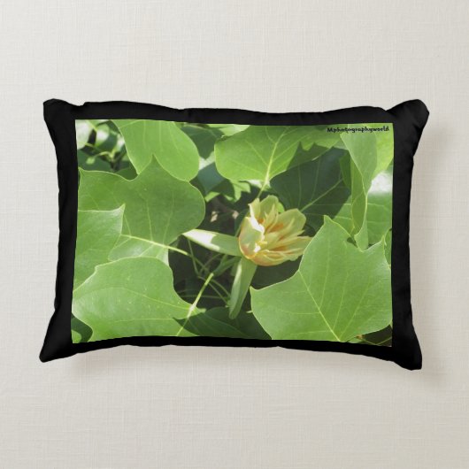 Coussin Métaséquoia et Tulipier 40x30 cm アクセントクッション (裏面)