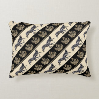 Coussin motifs lévriers écossais et chardons アクセントクッション