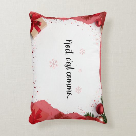 Coussin Noel c'est comme アクセントクッション (正面(垂直))