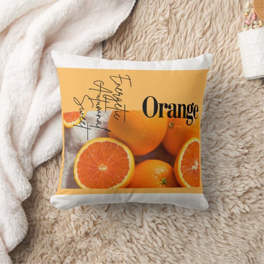 coussin orange decor and art of simplicity  クッション (ブランケット)