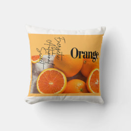 coussin orange decor and art of simplicity  クッション