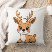 Coussin Petit Cerf Kawaii クッション (ブランケット)