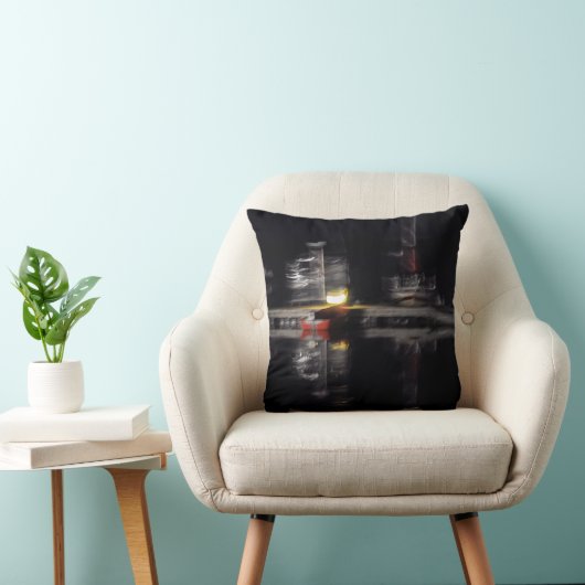 Coussin photo abstraite, bateaux クッション (椅子)