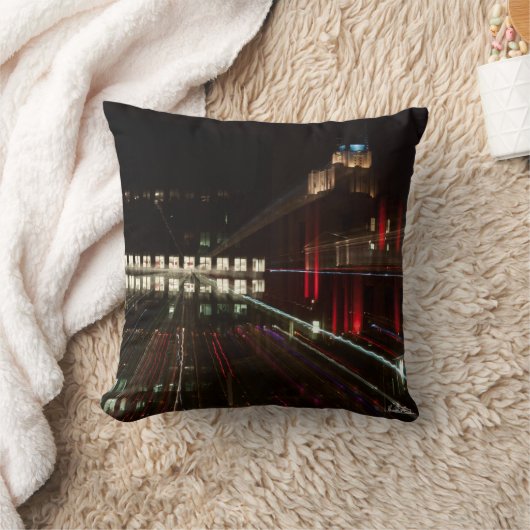 Coussin photo abstraite, building クッション (ブランケット)
