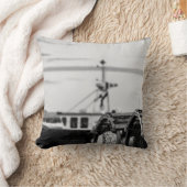 Coussin photo bateau de pêche クッション (ブランケット)