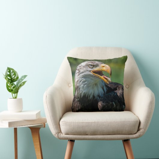 Coussin photo d'aigle クッション (椅子)