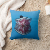 Coussin photo d'une barque sur l'eau クッション (ブランケット)