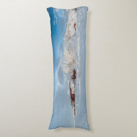 Coussin photo falaises et mer de glaces ボディピロー (正面縦)