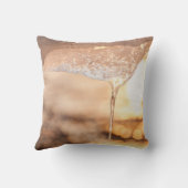 Coussin, photo soleil au travers de la glace クッション (裏面)