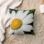 Coussin photo, une margueritte, font vert クッション (ブランケット)