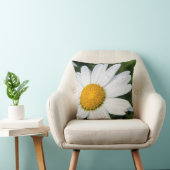 Coussin photo, une margueritte, font vert クッション (椅子)