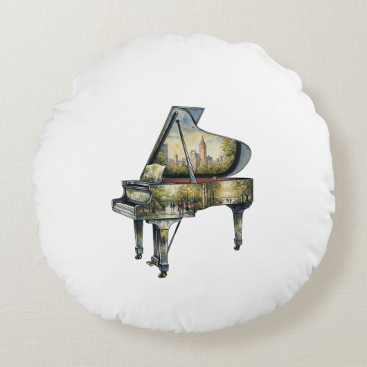 coussin piano ラウンドクッション (正面)