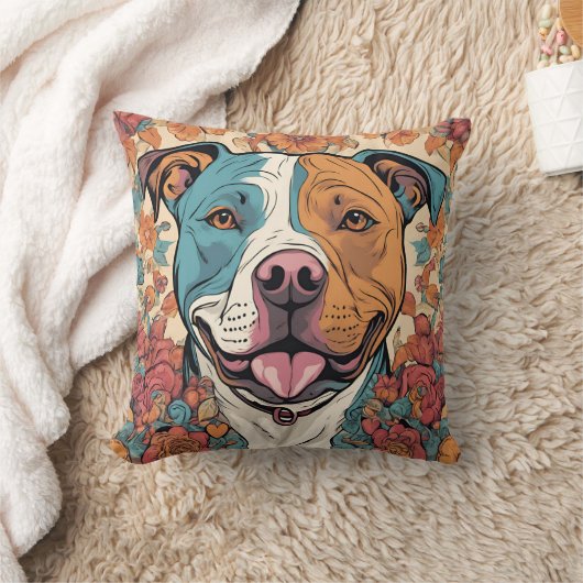 coussin pitbull クッション (ブランケット)