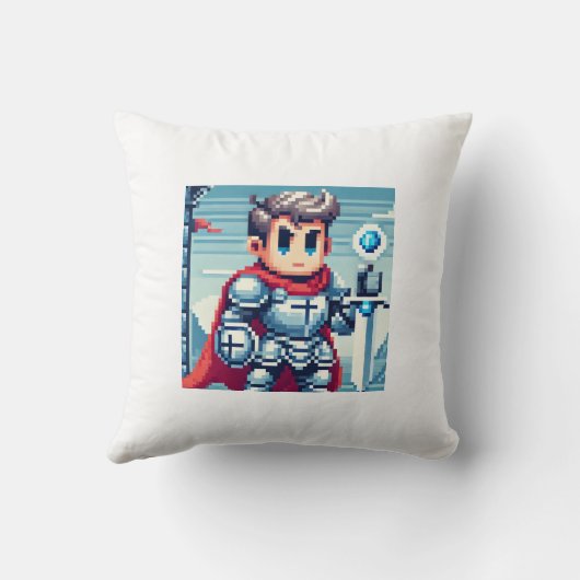 Coussin Pixel Knight クッション (裏面)