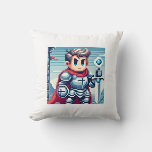 Coussin Pixel Knight クッション (正面)