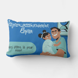 Coussin pour l'anniversaire de papa ランバークッション