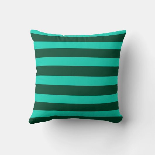 coussin rayé vert クッション (裏面)