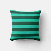 coussin rayé vert クッション (正面)