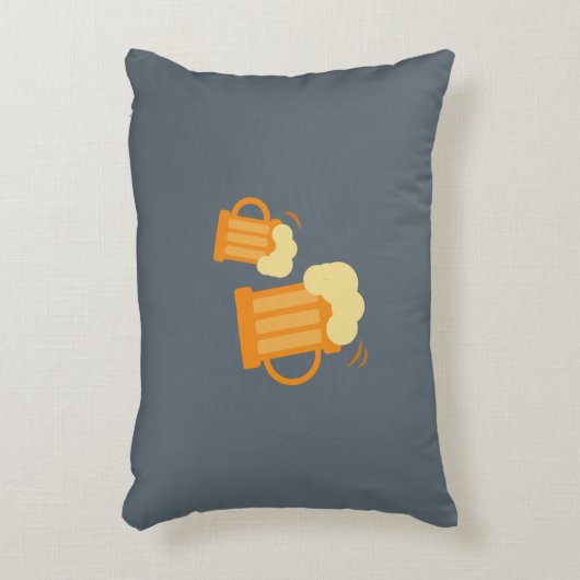 Coussin rectangle bière アクセントクッション (正面(垂直))