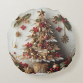 Coussin Rectangle Merry Christmas for all ラウンドクッション (裏面)