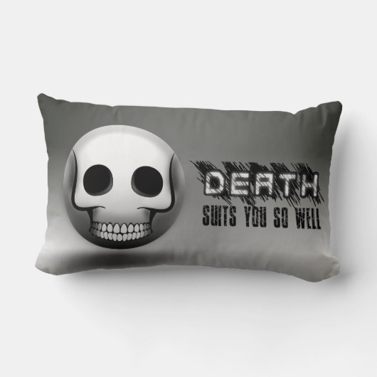 Coussin Rectangle Skullmoji ランバークッション (裏面)