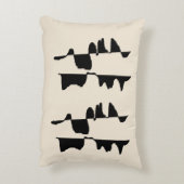 Coussin Rectangulaire - Abstrait Dual Face アクセントクッション (裏面(縦))